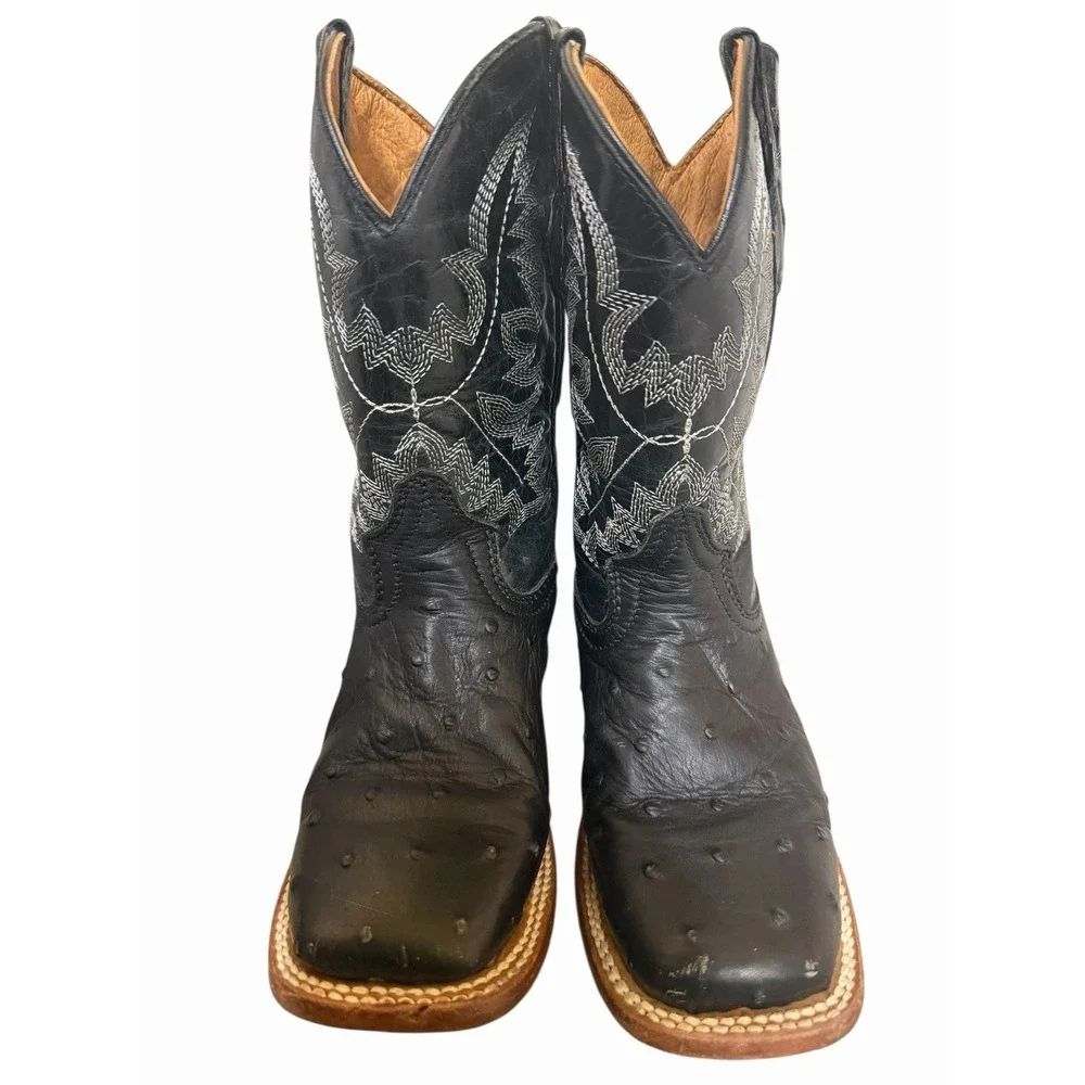 Veretta Kids Black Leather‎ Boots Size 21